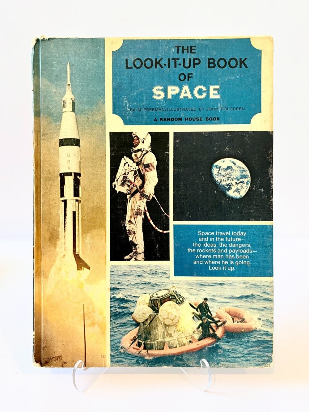 Space Astronaut Children’s Look-It-Up Book Random House 1969 NASA Kids